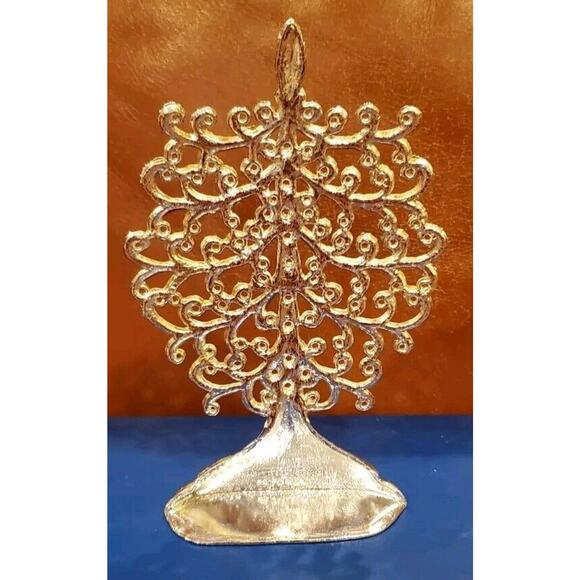 Silver Toned Torino Earring Holder Tree Of Life Jewelry Display - Picture 2 of 5